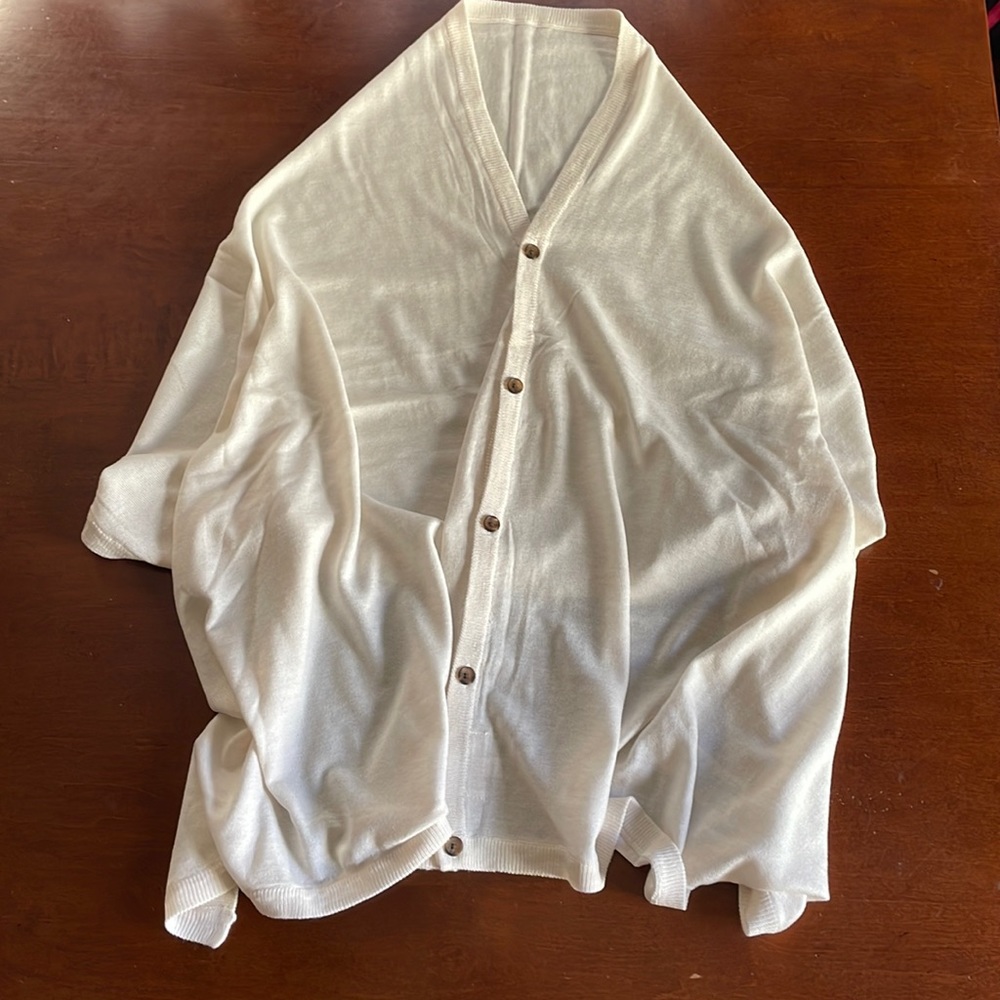 Ugg Button Up Wrap Or Unbuttoned Scarf Size M - image 1